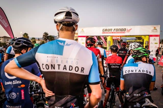Alberto Contador Gran Fondo Start